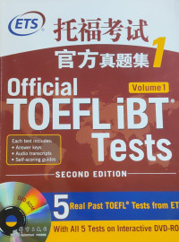 Image of Official TOEFL iBT Tests Volume 1 / 托福考试官方真题集 1